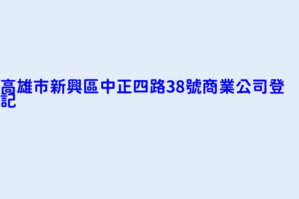 高雄市新興區中正四路38號商業公司登記 漢蒂妮實業有限公司高雄分公司 致美生技美容企業社